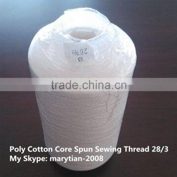 Poly/Cotton 28/3 Core Spun Polyester Sewing Thread