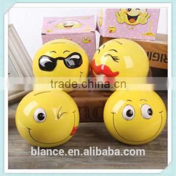 emoji ceramic piggy bank emoji design coin bank