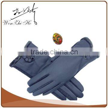 AB Grade Ladies Leather Gloves UK With Dacron Fiber photo-6