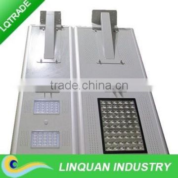 60W LED street light with integrated Solar Panel system