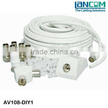 High Quality TV Cable DIY Set