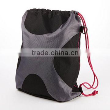 polyester drawstring sports backpack bag