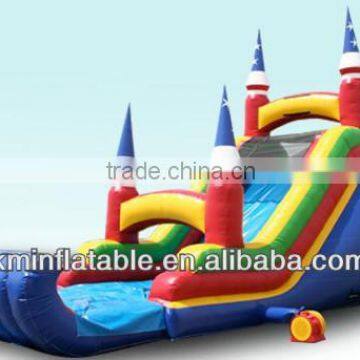 castle inflatable slide