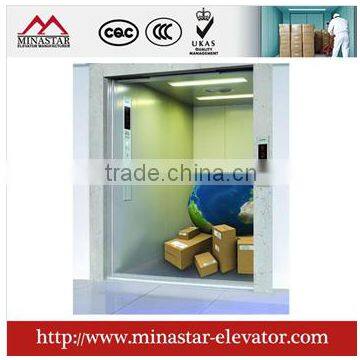 VVVF 1000kg 2000kg 3000kg 0.5m/selevator for storey house|small cargo lift|hydraulic warehouse cargo lift