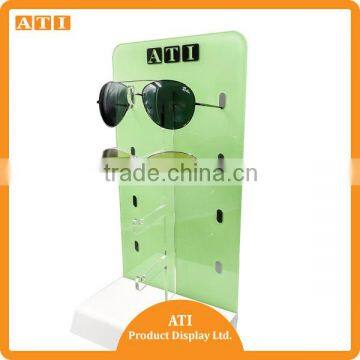 Hot sale Sunglasses Eyeglasses light green acrylic sunglasses display stand