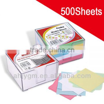 Popular White/Color Sticky Memo Pad/Block