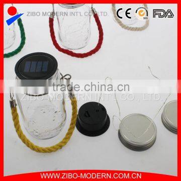 Mason Jar Manufacturer Outdoor Solar Powered Led Glass Mason Jar photo-3