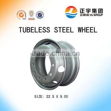 TUBELESS STEEL WHEEL 22.5x9.00