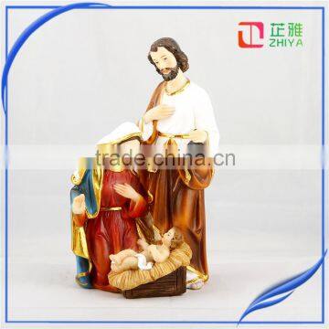 Polyresin Religious Figure Resin Holy Family photo-3