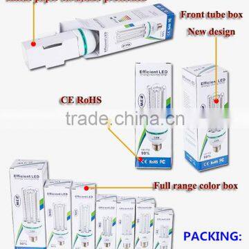 High Quality Low Price Chinese Wholesale Hot Sell China Energy Saving Replacement 12W 3U LED U Shape Corn Bulb Light photo-3