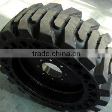 Industrial Solid Skid Steer Loader Tires, 10-16.5 LONGSTAR Brand Solid Tires from china