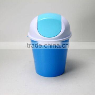 colorful plastic waste bin