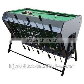 Factory promotion 4' Modern style 3 in 1 Multi games table. Soccer table, Air hockey table, Billiard table.