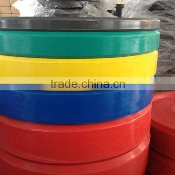 colorful rubber bumper plate