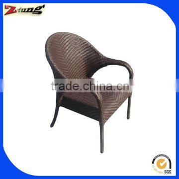 ZT-1094C Aluminum rattan/wicker chair for outdoor use