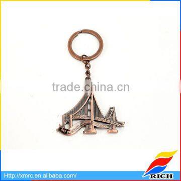 custom made Golden Gate Bridge metal keychain souvenir