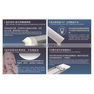 ONN-J09 Promo Price 36W 1200mm Led Cleanroom Light / Dust Proof Lighting