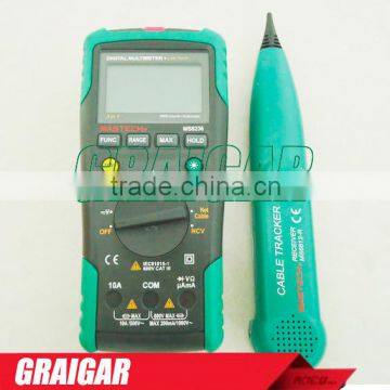 MASTECH MS8236 Autoranging Digital Multimeter LAN Tone Phone Detector Cable Tracker Voltage Tester