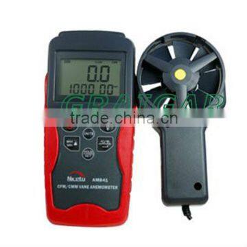 0.4-30m/s+-(3%+0.1m/s) ,Air speed& flow, Temp. &Wind chill ,Vane Anemometer AM841 free shipping