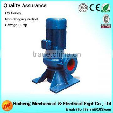 LW Series Non-Clogging Vertical Sewage Pump