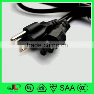 Hot product arrival flat American plug 125V 10A 18AWG NEMA 5-15P to IEC C5 US ac power connector