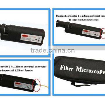 MC-730 400x Handheld Optical Microscope for 1.25mm and 2.5mm Connector Inspection