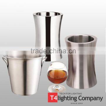 Wholesale Beer or Wine Stainless Steel Aluminum Metal Cooler Ice Bucket