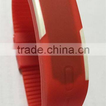 Fashion Bracelet Wrist Led Silicone Watch With Adjustable Silicon Band photo-5