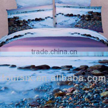 2014 new design 100% cotton linen bedding set wholesale