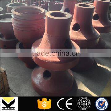 Long life crusher spare/bronze bushing/gear