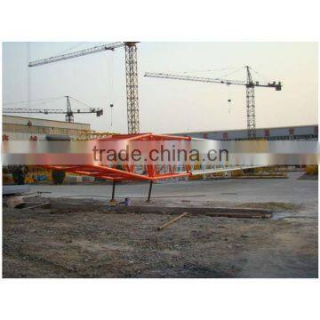 2015 new luffing jib QTZD125 tower crane