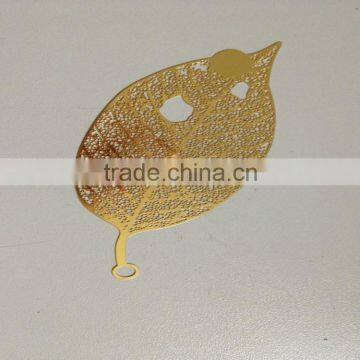 Brass Material Gold Leaf Metal Bookmarks photo-2