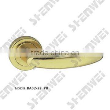 BA02-38 PB brass handle door lock