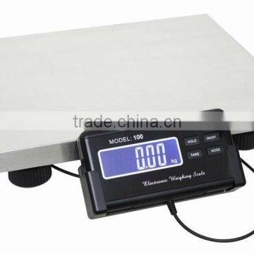 150kg/0.05kg waterproof stainless steel digital floor scale