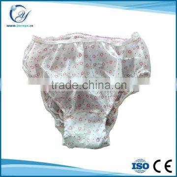 Ladies printed pattern Nonwoven Disposable paper Underwear