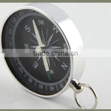 IMAGINE Silver Metal Pocket Outdoor Compass With Keychain photo-3