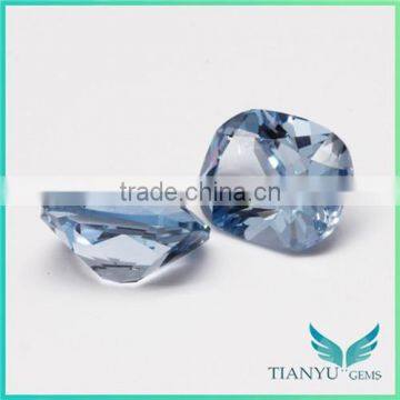 Wuzhou Gem Hot Gemstone Processing Loose #106 Light Blue Synthetic Gemstone Spinel photo-4