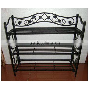 OEM,ODM decorative home accessories metal folding shoes rack