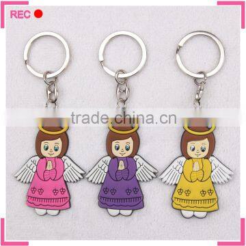 Custom shape keychain, little angle cute keychains