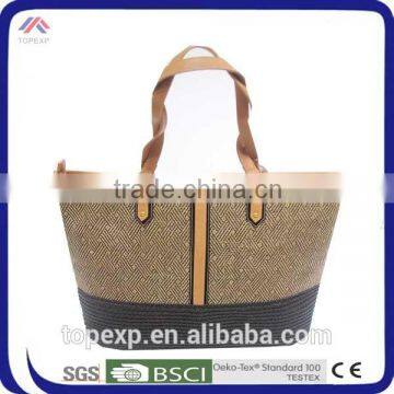 Printed Straw Bag Tote Straw Bag photo-2