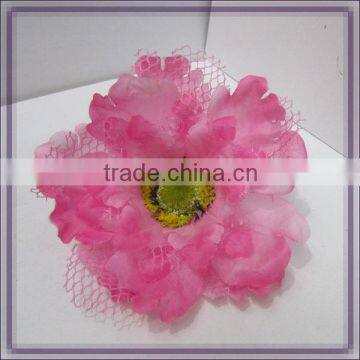 artificial silk peonies cut flowers head for clothes(AM-F-74)