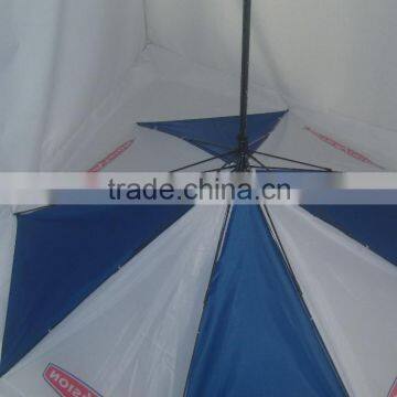 Windproof Golf Umbrella Promotion Umbrella Blue and White Umbrella photo-3