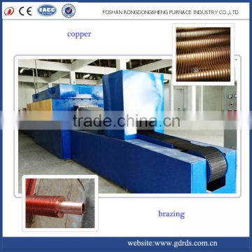 conveyor electric muffle heat treatment brazing furnace for sale