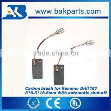Spare Part Hilti Carbon Brush for Hammer Drill TE 7 TE7 size 5*8.5*18.5mm With Automatic Shut-off