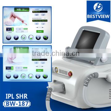 Bestview 2500w portable SHR+IPL beauty machine looking for distributors