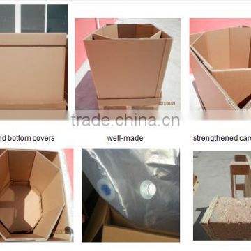 1000L Food grade carton paper IBC container for coconut oil