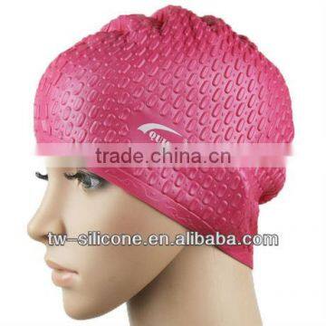 Good elasticity ear protection swimming cap silicone