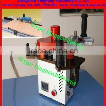 portable wood furniture strip pvc edge banding machine