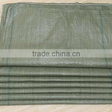 gray green pp woven bag/packing bag