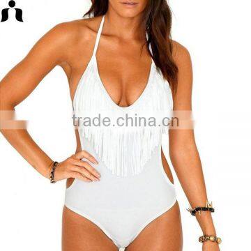2017 Tassels One Piece Swimwear With Romantic Style photo-6